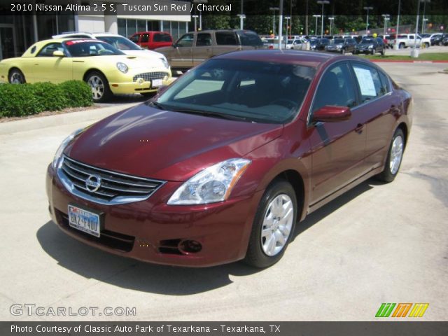 2010 Nissan Altima 2.5 S in Tuscan Sun Red