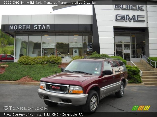 2000 GMC Jimmy SLE 4x4 in Monterey Maroon Metallic