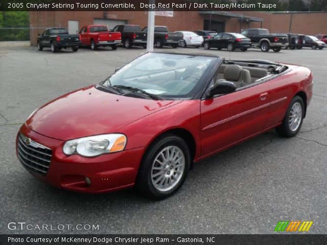 2005 Chrysler Sebring Touring Convertible in Deep Red Pearl