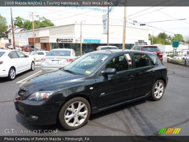 2008 Mazda MAZDA3 s Touring Hatchback in Black Mica
