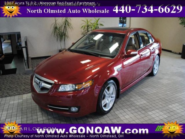 2007 Acura TL 3.2 in Moroccan Red Pearl