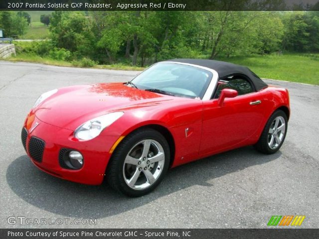 2007 Pontiac Solstice GXP Roadster in Aggressive Red