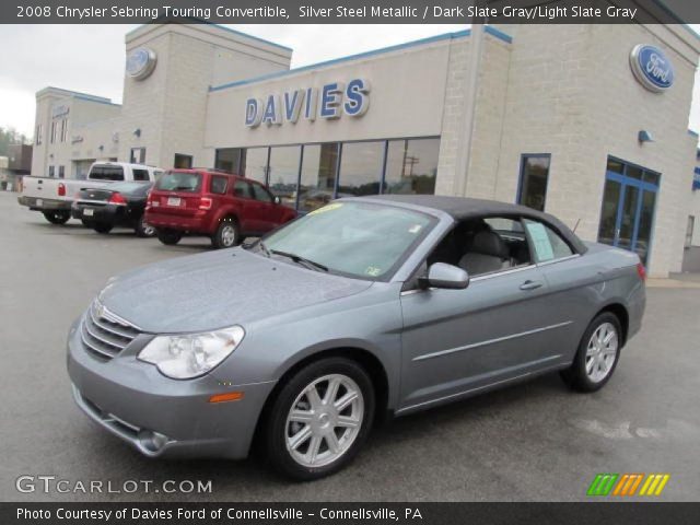 2008 Chrysler Sebring Touring Convertible in Silver Steel Metallic
