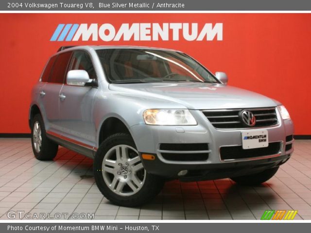 2004 Volkswagen Touareg V8 in Blue Silver Metallic