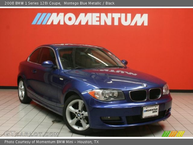 2008 BMW 1 Series 128i Coupe in Montego Blue Metallic