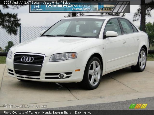 2005 Audi A4 2.0T Sedan in Arctic White