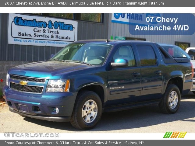 2007 Chevrolet Avalanche LT 4WD in Bermuda Blue Metallic