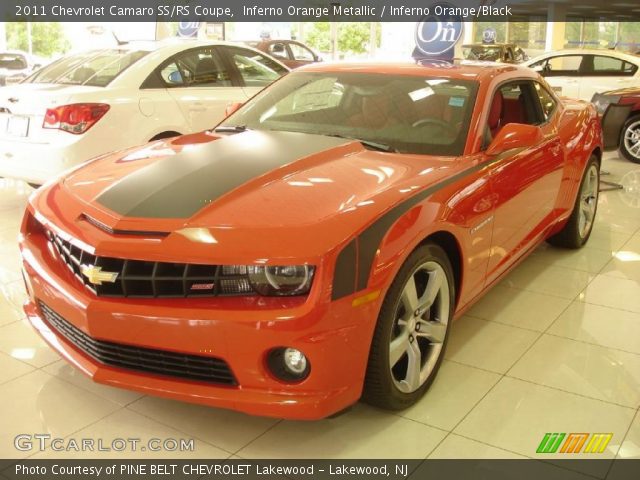 2011 Chevrolet Camaro SS/RS Coupe in Inferno Orange Metallic