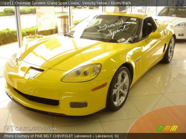 2011 Chevrolet Corvette Grand Sport Coupe in Velocity Yellow