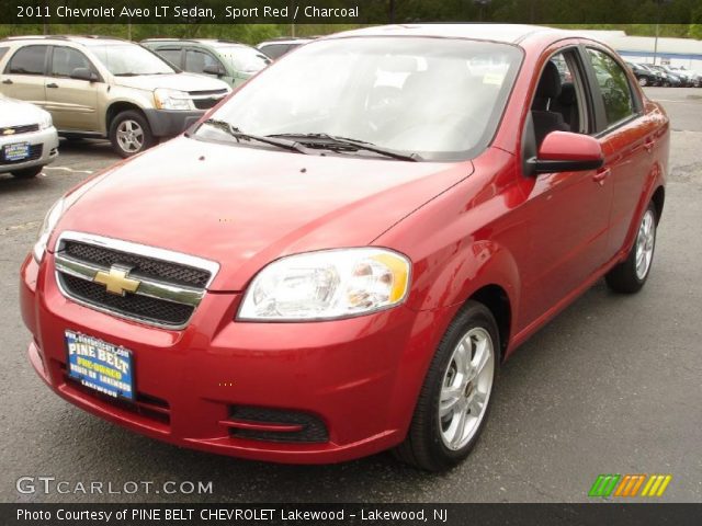 2011 Chevrolet Aveo LT Sedan in Sport Red