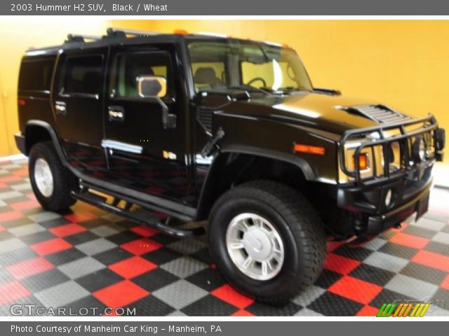 2003 Hummer H2 SUV in Black