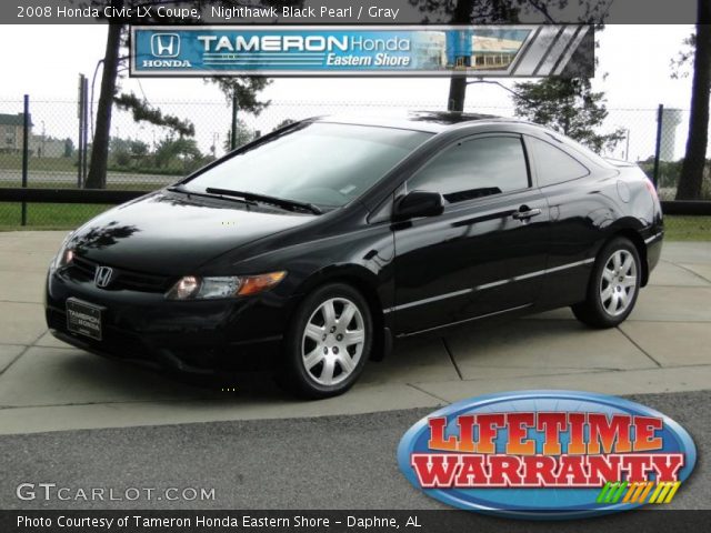 2008 Honda Civic LX Coupe in Nighthawk Black Pearl