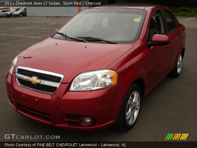 2011 Chevrolet Aveo LT Sedan in Sport Red