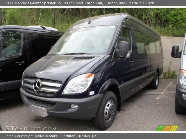 2011 Mercedes-Benz Sprinter 3500 High Roof Cargo Van in Carbon Black Metallic