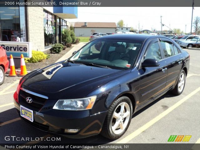 2006 Hyundai Sonata LX V6 in Deepwater Blue
