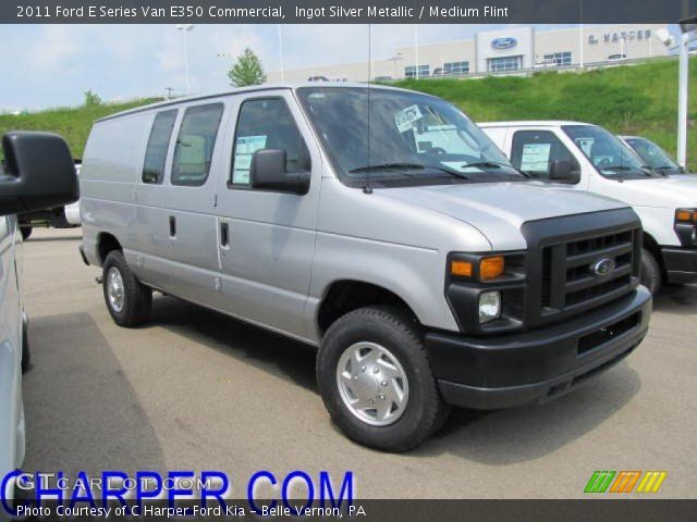 2011 Ford E Series Van E350 Commercial in Ingot Silver Metallic