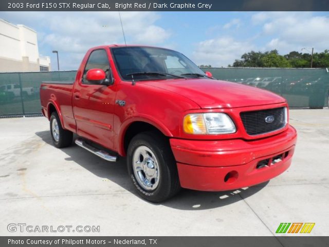 2003 Ford F150 STX Regular Cab in Bright Red