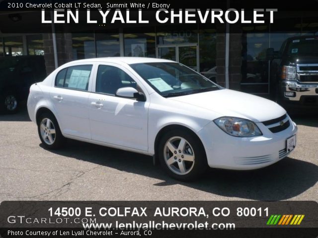 2010 Chevrolet Cobalt LT Sedan in Summit White