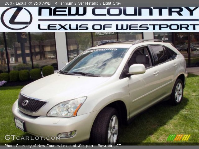 2007 Lexus RX 350 AWD in Millennium Silver Metallic