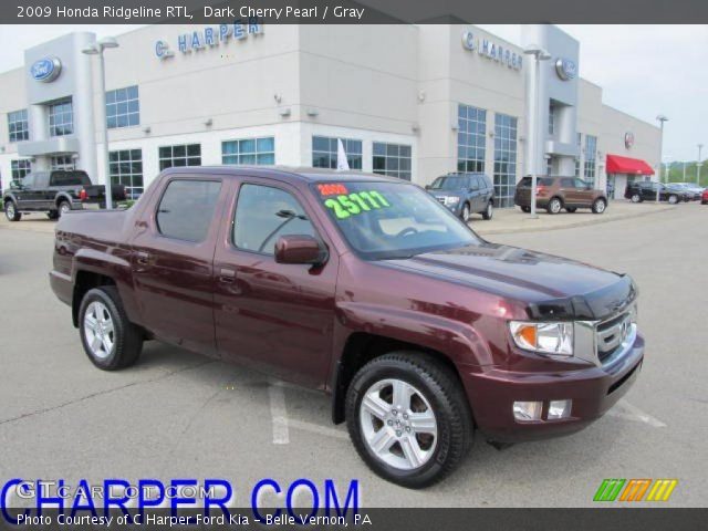 2009 Honda Ridgeline RTL in Dark Cherry Pearl