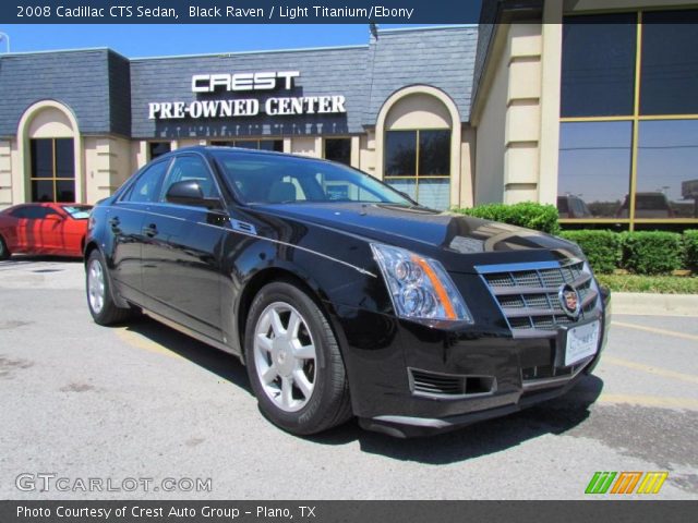 2008 Cadillac CTS Sedan in Black Raven