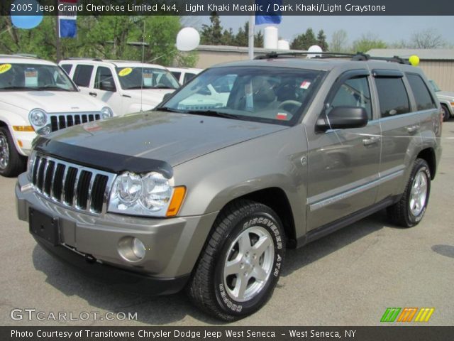 2005 Jeep Grand Cherokee Limited 4x4 in Light Khaki Metallic