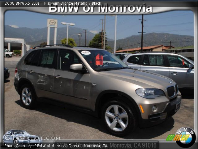 2008 BMW X5 3.0si in Platinum Bronze Metallic