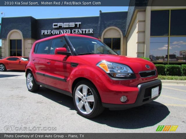 2010 Kia Soul Sport in Molten Red