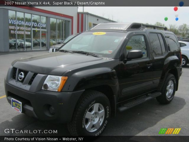 2007 Nissan Xterra X 4x4 in Super Black