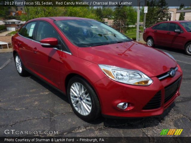 2012 Ford Focus SEL Sedan in Red Candy Metallic