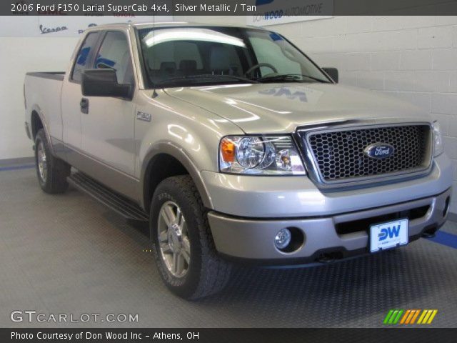 2006 Ford F150 Lariat SuperCab 4x4 in Silver Metallic