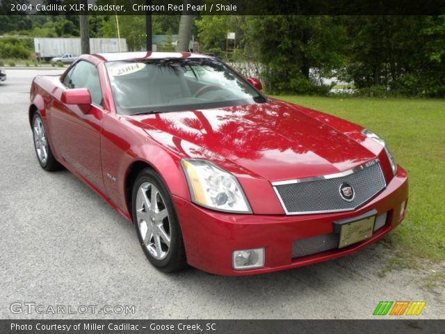 2004 Cadillac XLR Roadster in Crimson Red Pearl