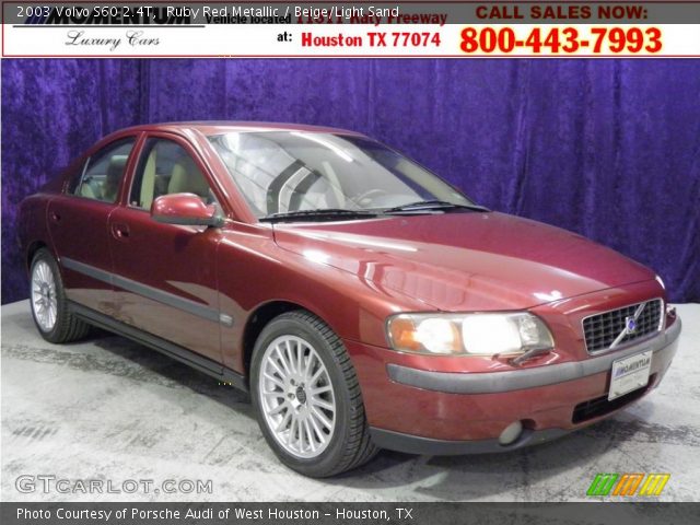 2003 Volvo S60 2.4T in Ruby Red Metallic