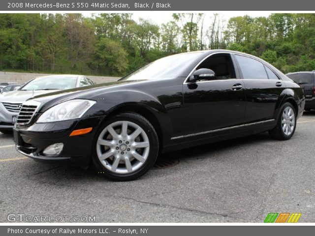 2008 Mercedes-Benz S 550 4Matic Sedan in Black