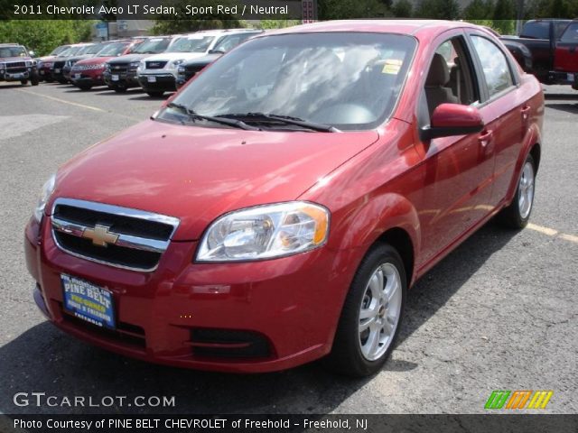 2011 Chevrolet Aveo LT Sedan in Sport Red