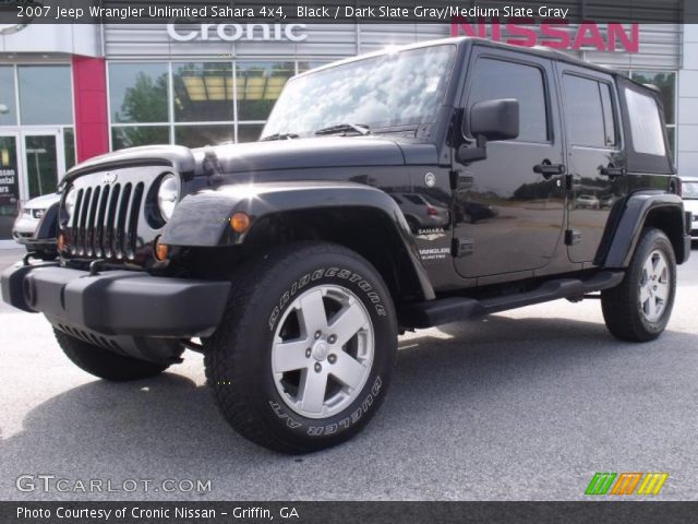 2007 Jeep Wrangler Unlimited Sahara 4x4 in Black
