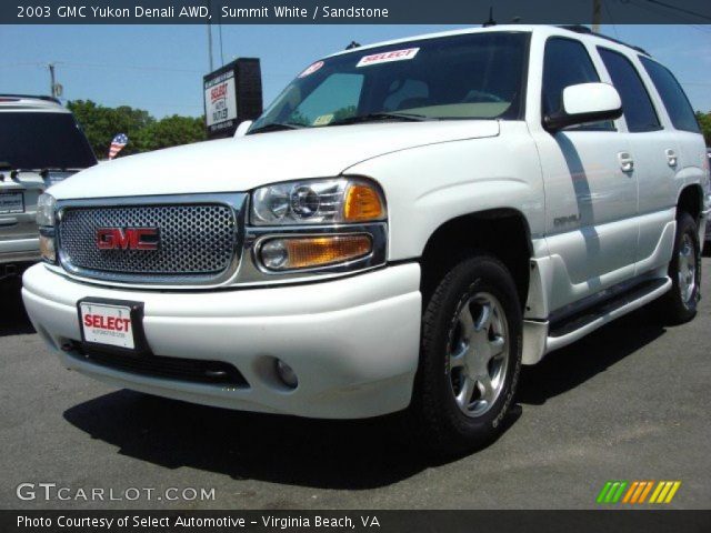 2003 GMC Yukon Denali AWD in Summit White