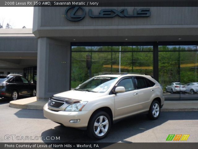 2008 Lexus RX 350 AWD in Savannah Metallic