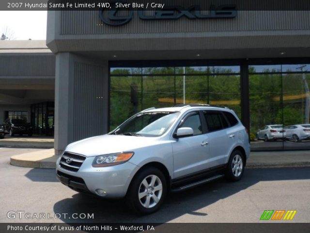 2007 Hyundai Santa Fe Limited 4WD in Silver Blue