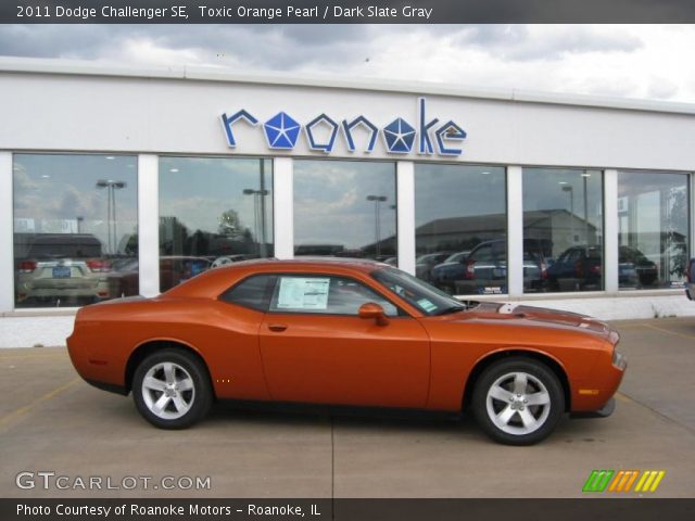 2011 Dodge Challenger SE in Toxic Orange Pearl