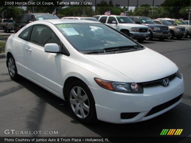 2008 Honda Civic LX Coupe in Taffeta White