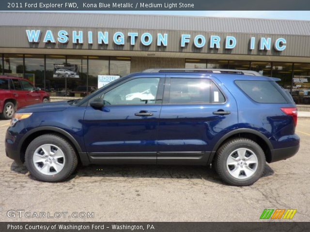 2011 Ford Explorer FWD in Kona Blue Metallic