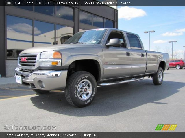 2006 GMC Sierra 2500HD SLE Crew Cab 4x4 in Steel Gray Metallic
