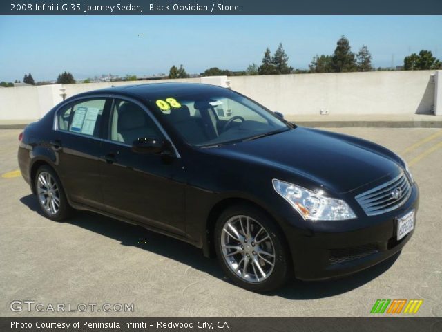 2008 Infiniti G 35 Journey Sedan in Black Obsidian