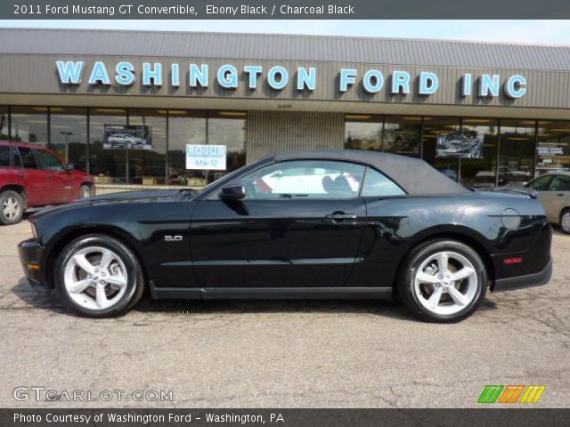 2011 Ford Mustang GT Convertible in Ebony Black
