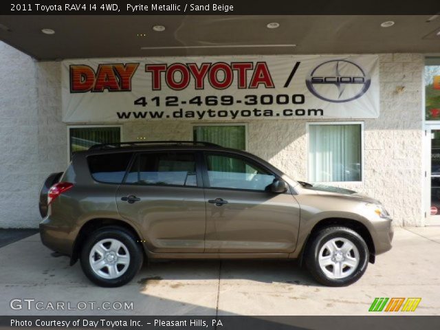 2011 Toyota RAV4 I4 4WD in Pyrite Metallic