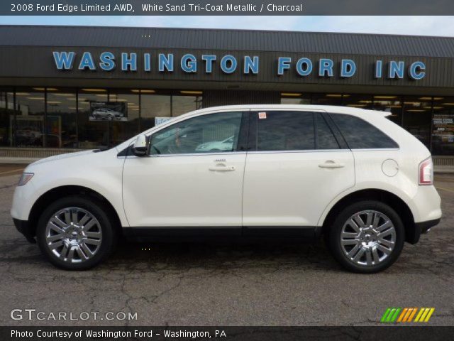 2008 Ford Edge Limited AWD in White Sand Tri-Coat Metallic