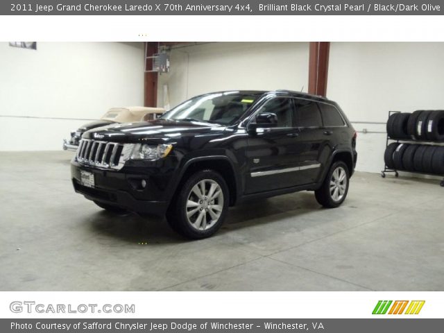 2011 Jeep Grand Cherokee Laredo X 70th Anniversary 4x4 in Brilliant Black Crystal Pearl