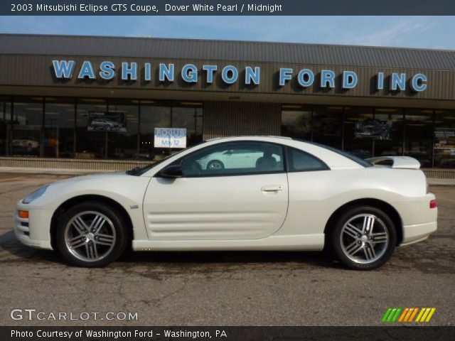 2003 Mitsubishi Eclipse GTS Coupe in Dover White Pearl