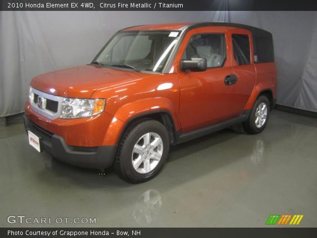 2010 Honda Element EX 4WD in Citrus Fire Metallic